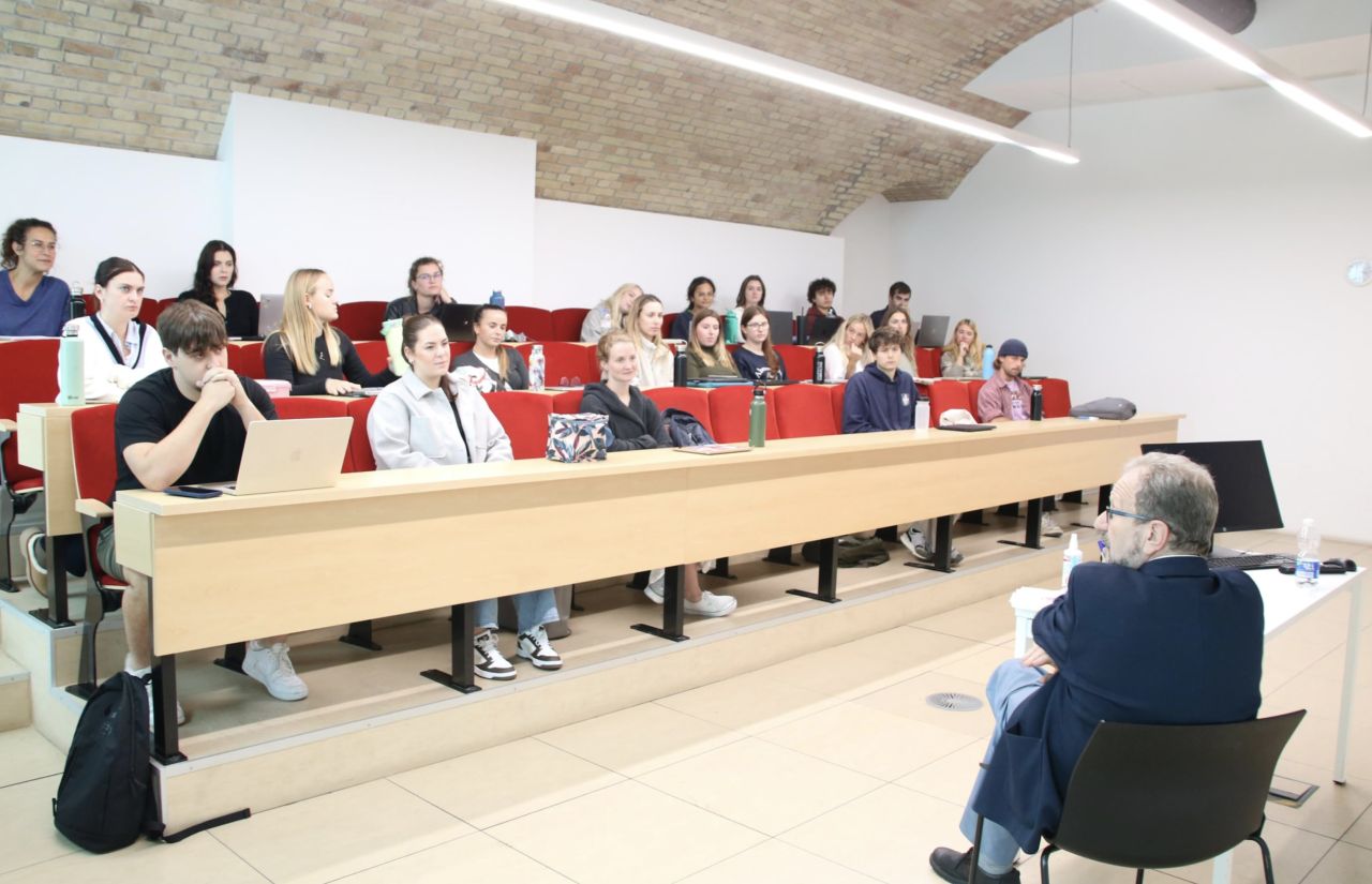 Minister For Environment Visits Masters Students At The University