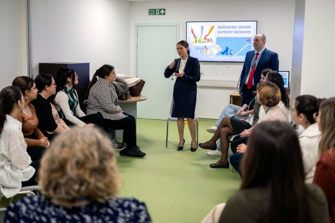 Minister For Health And Care Welcomes Five New Senior Paediatric Support Workers