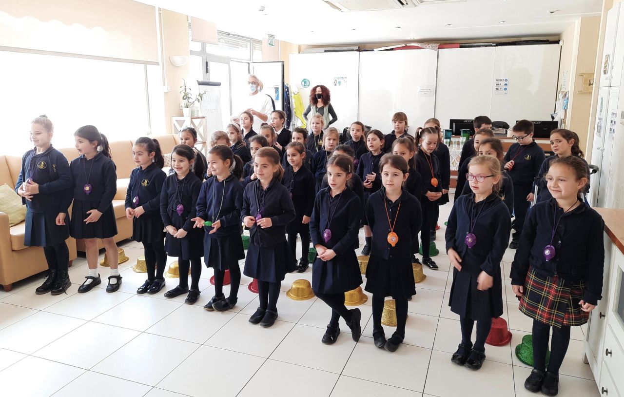 St Paul’s School Choir Visit Waterport Terraces Day Centre