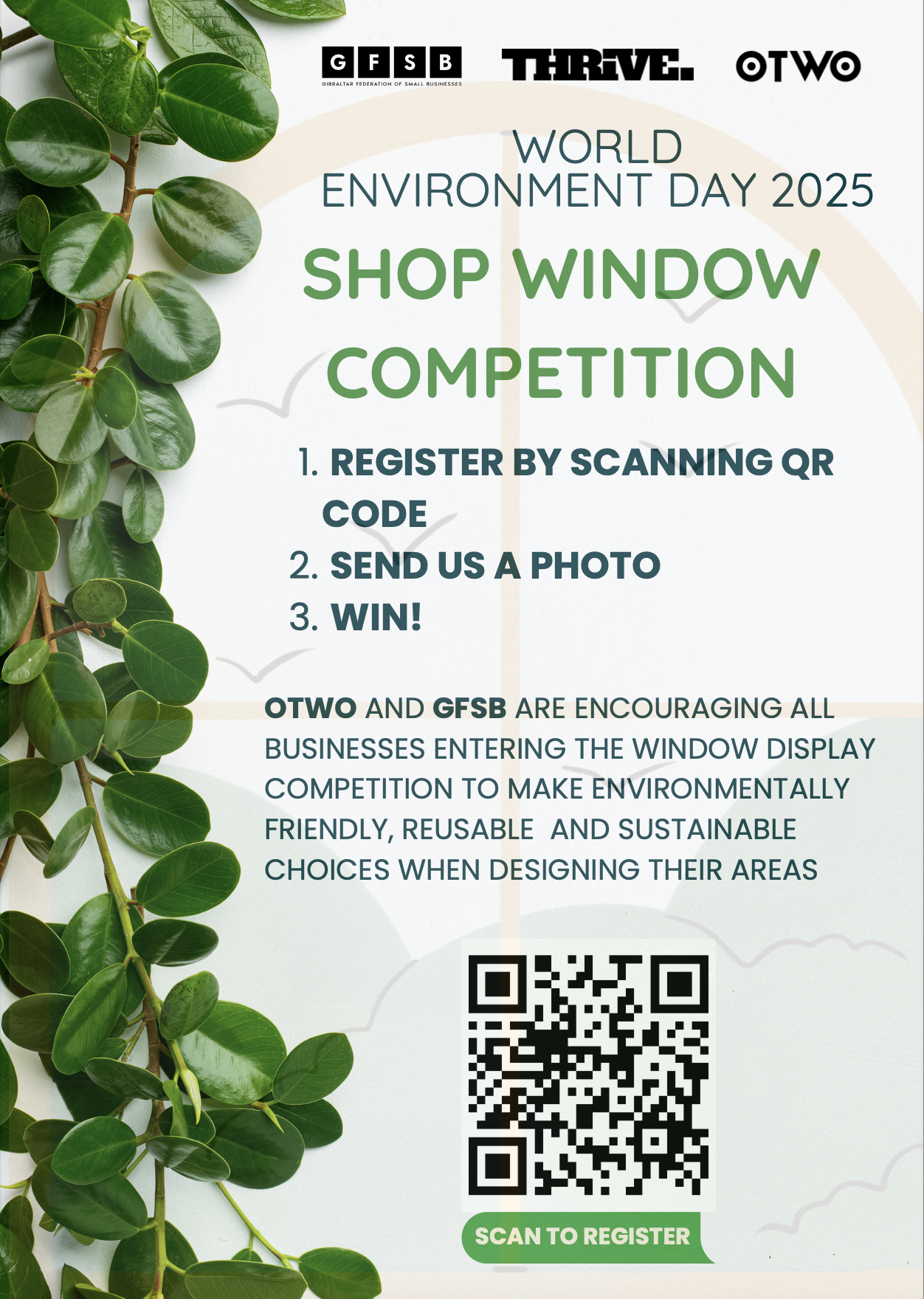 Gibraltar Businesses Invited to Join “Beat Plastic Pollution” Shop Window Competition for World Environment Day 