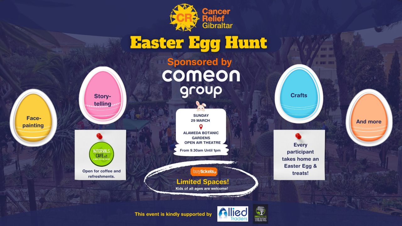 Cancer Relief Gibraltar To Host 3rd Annual Easter Egg Hunt