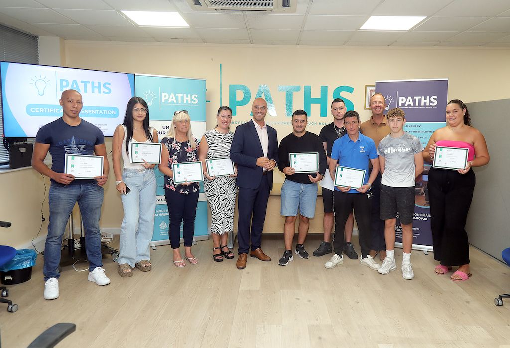 Minister Santos Presents PATHS Certificates to EDEC Cohort 