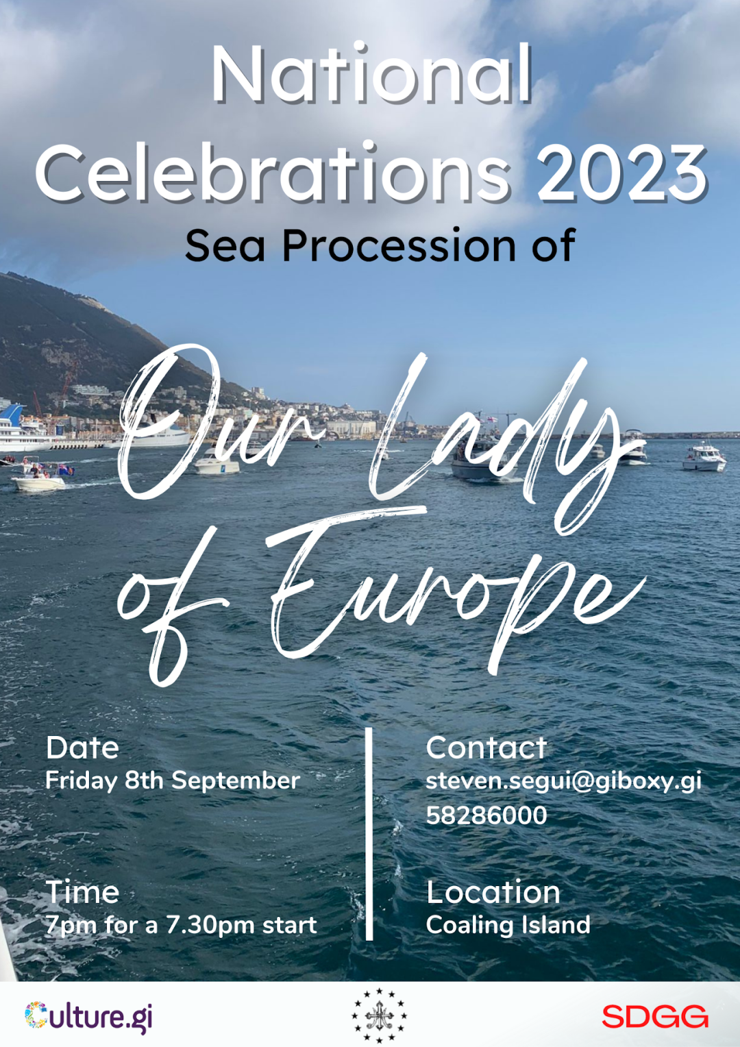 Gibraltar National Celebrations 2023  Boat Procession