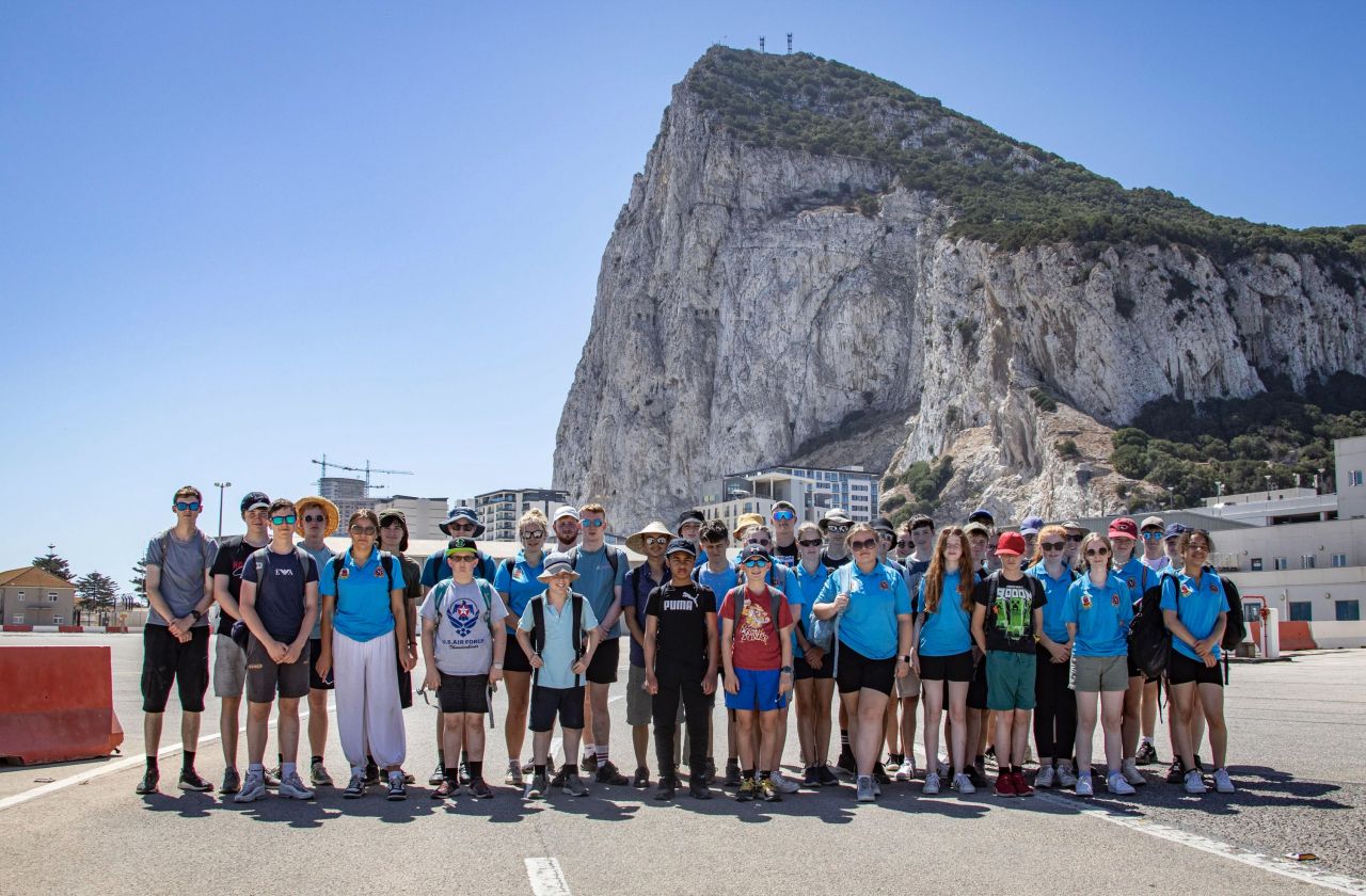 RAF Honiton Cadets On The Rock
