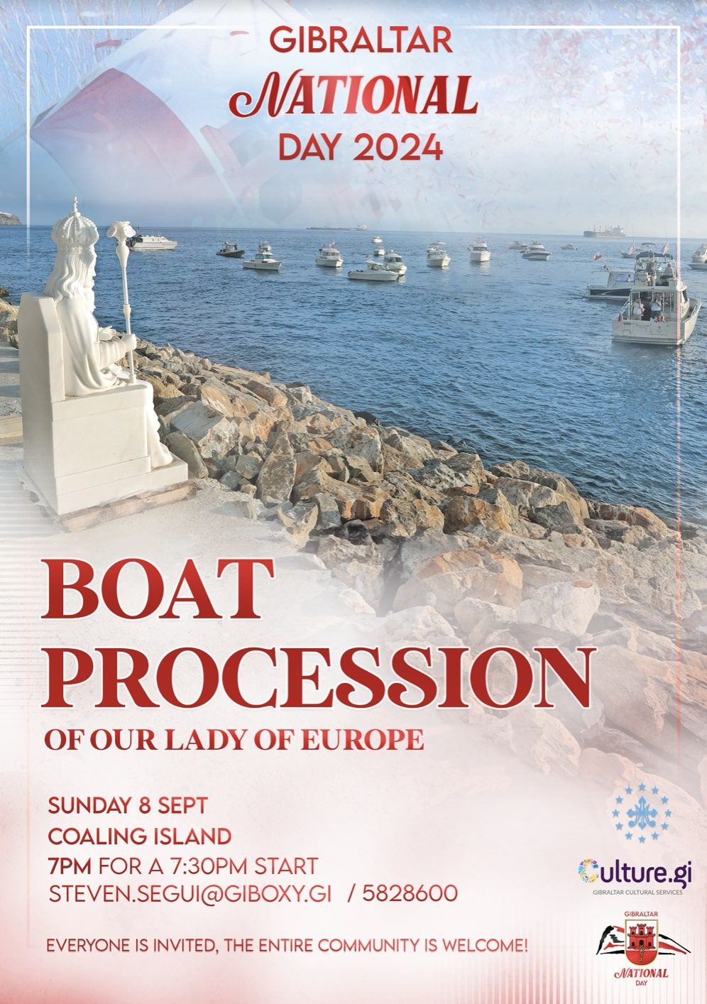 Gibraltar National Celebrations 2024 - Boat Procession