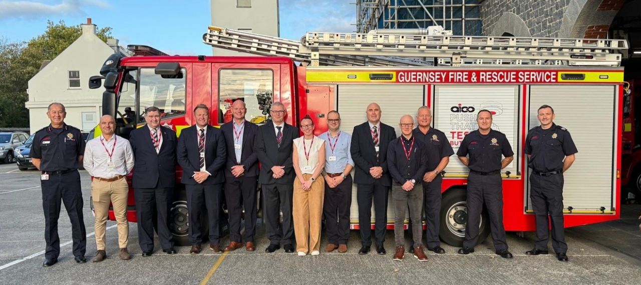 Gibraltar Fire And Rescue Service Takes Part In The Crown Dependencies Fire And Rescue Service Peer Review
