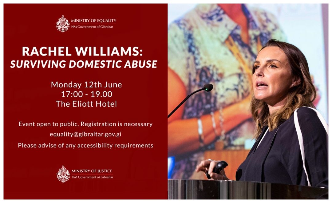 Rachel Williams Returns To Gibraltar For Talks On Domestic Abuse