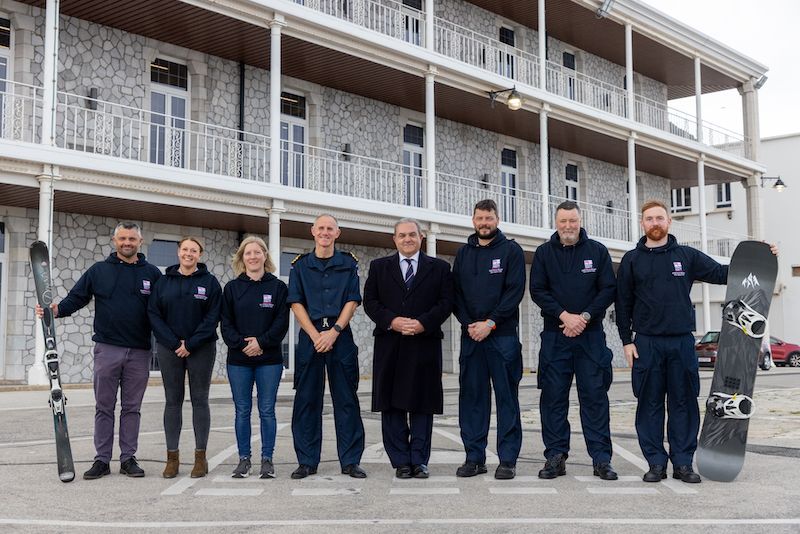 British Forces Gibraltar Personnel in The Alps