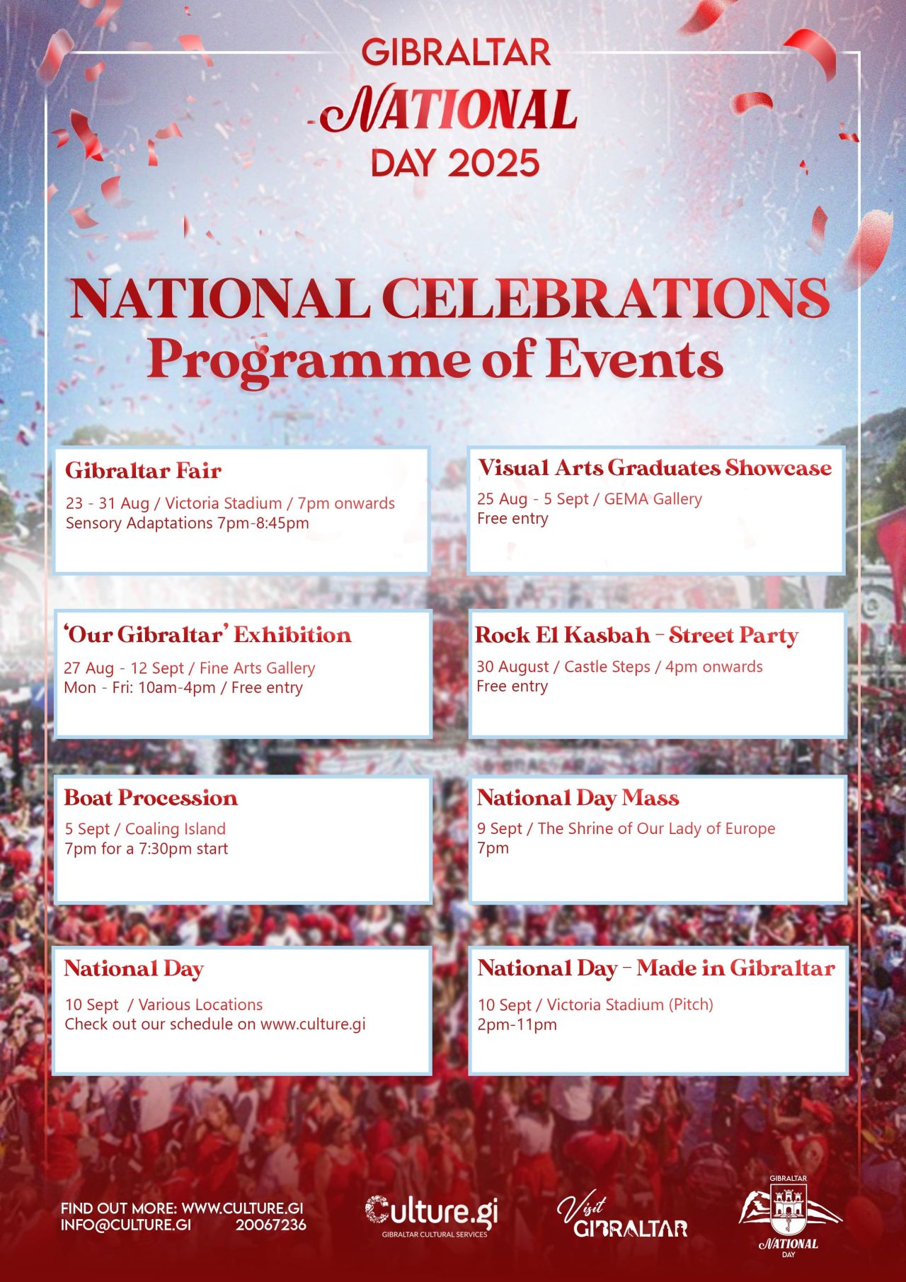 Gibraltar National Celebrations 2025