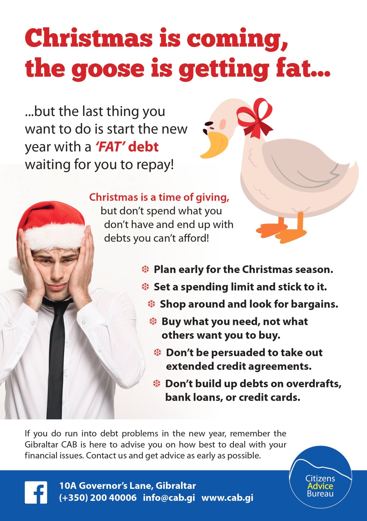 Citizens Advice Bureau Launch ‘Debt Free Christmas’ Campaign 