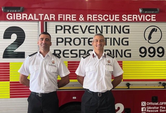 Gibraltar Fire And Rescue Service Promotion