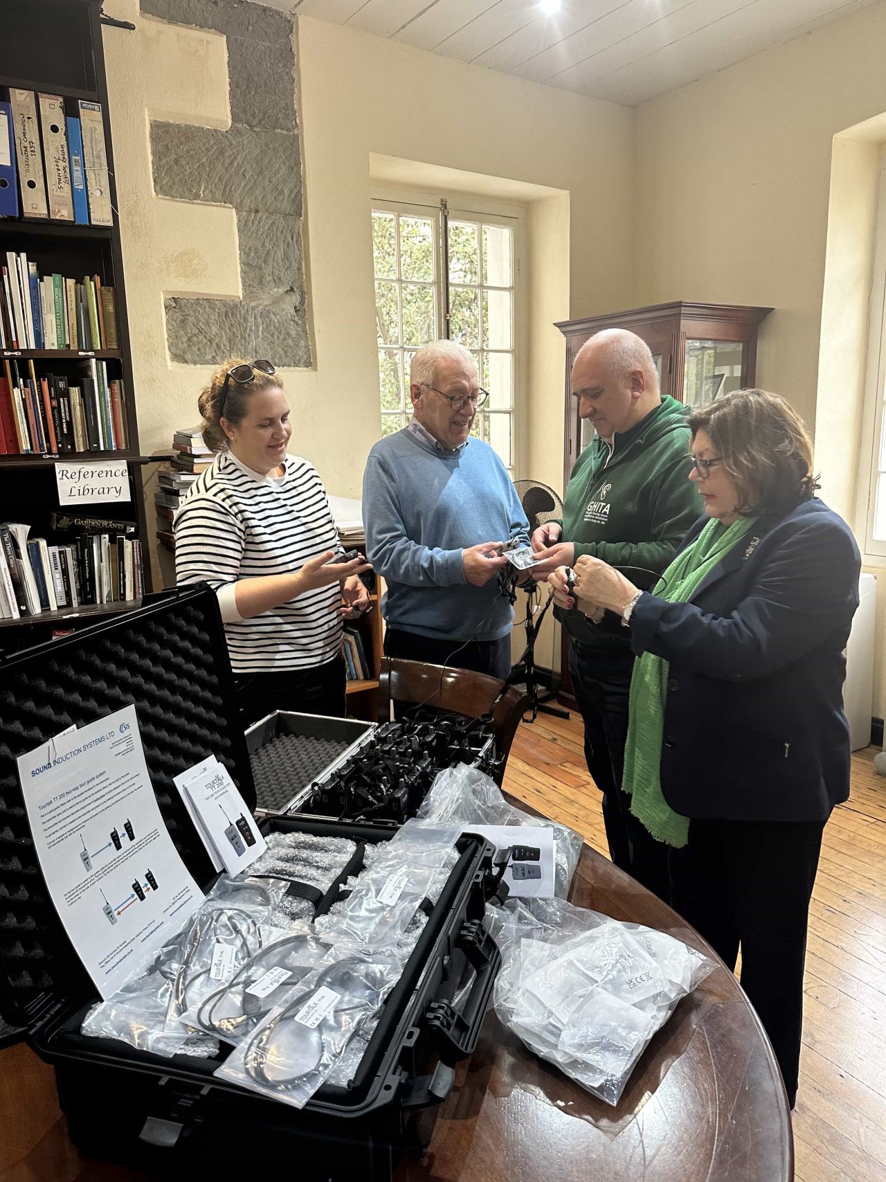 Gibraltar Heritage Trust Receives TOUR TALK System Donation From GHITA