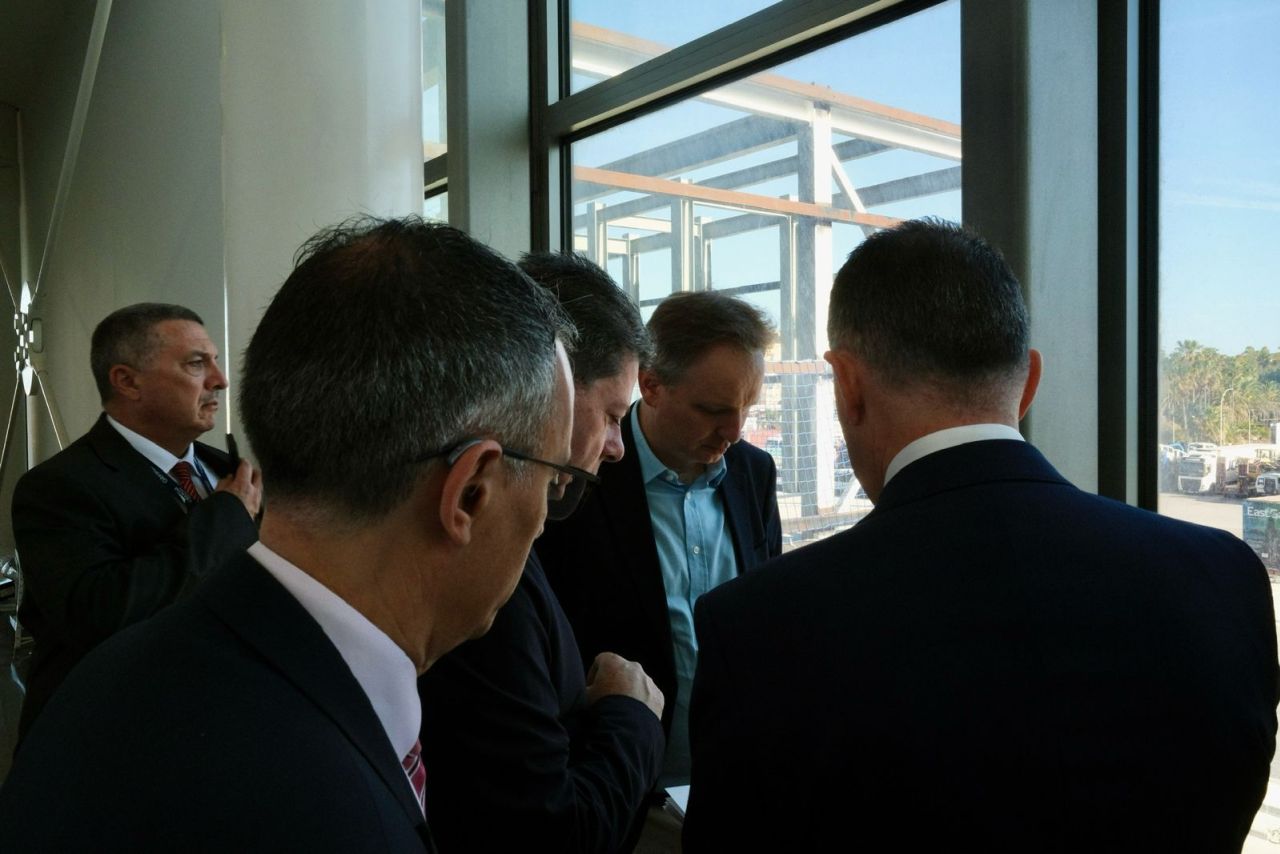 Chief Minister Shows UK Ambassador To The EU Airport Works