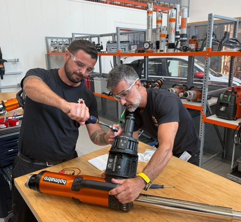 Gibraltar Fire And Rescue Service Personnel Attend Servicing Course
