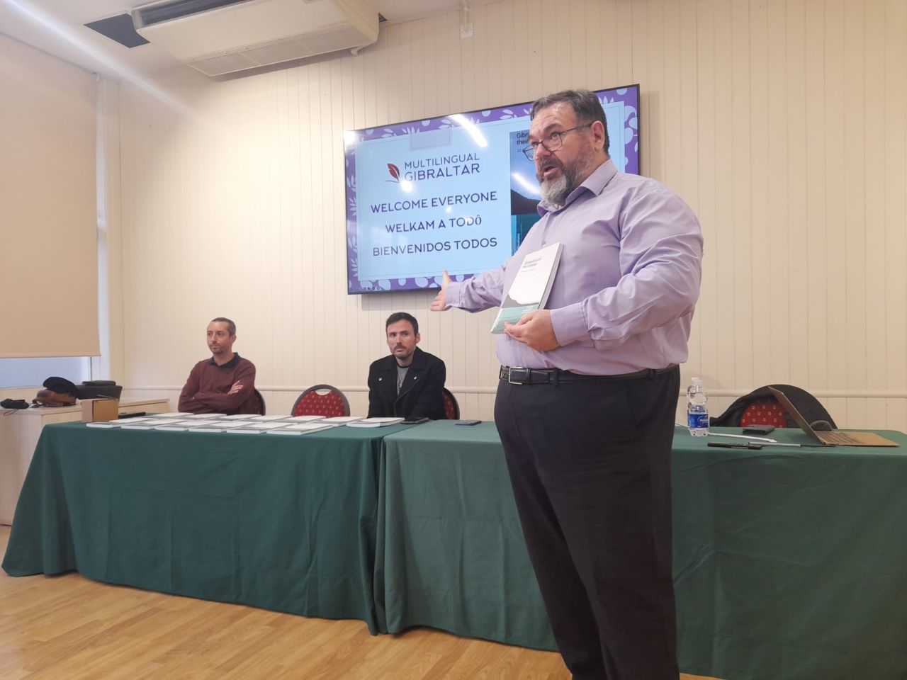 Presentation Of The Book ‘Gibraltarians And Their Language’ To Schools
