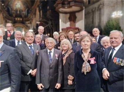 OBE Gibraltar Association Members Attend Annual Evensong Event