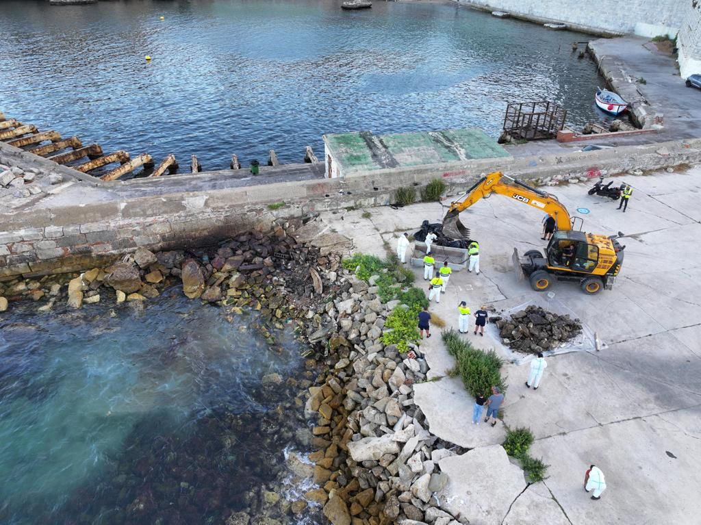Substantial Improvement Made Over The Weekend At Rosia Bay