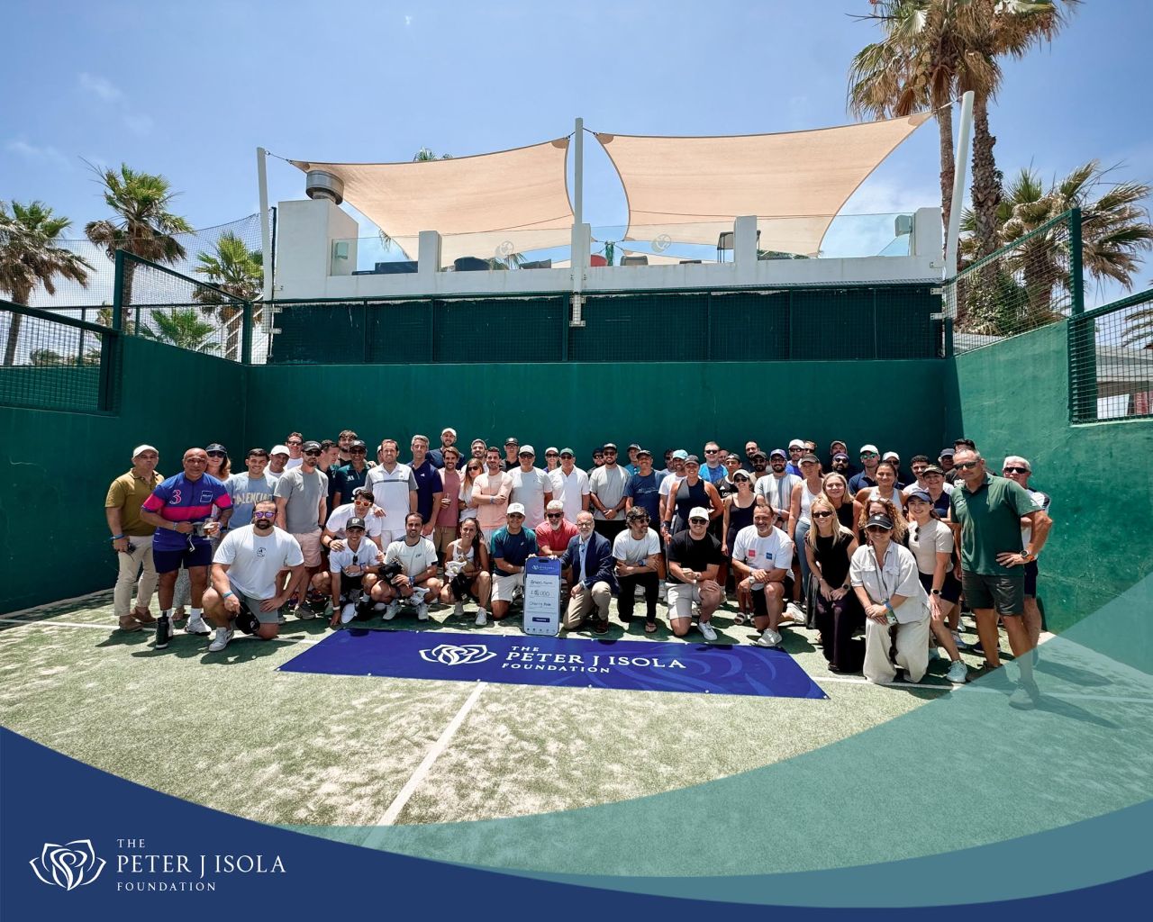 Peter J Isola Foundation 6th Annual Charity Padel Tournament Raises £5,000 For Bruce’s Farm