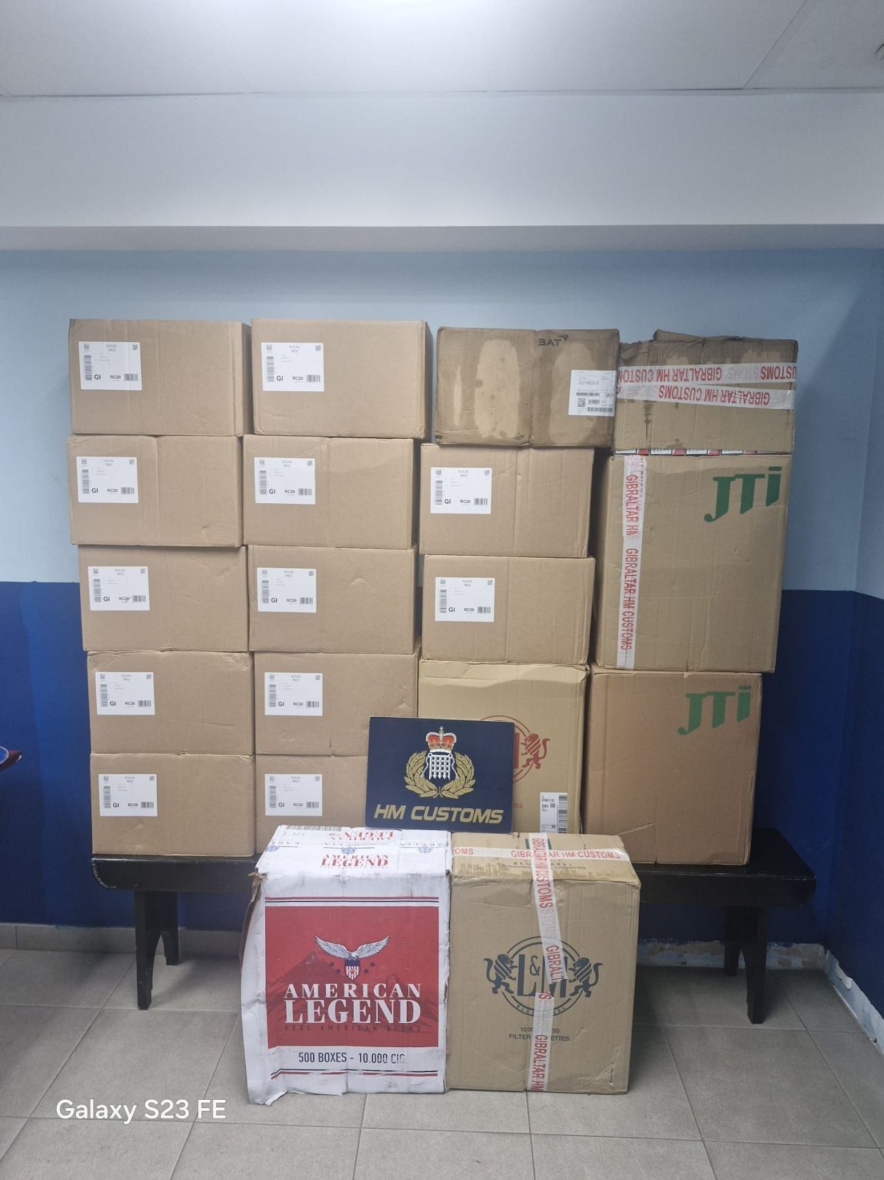 HM Customs Seize 600 Cartons of Cigarettes in Successful Anti-smuggling Operation 