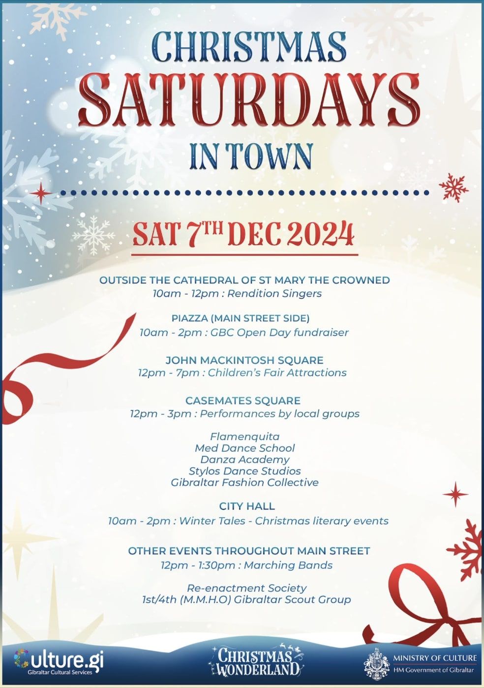 Christmas Saturdays In Town