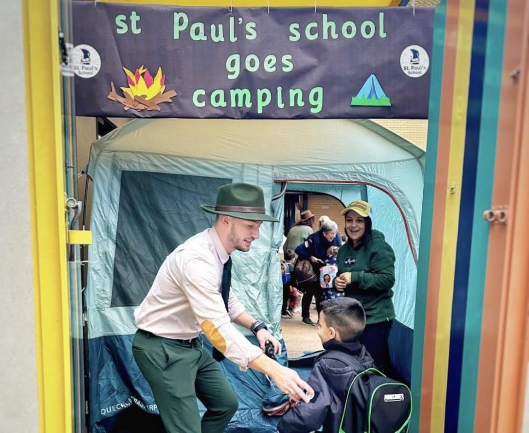 St Paul’s School Goes Camping