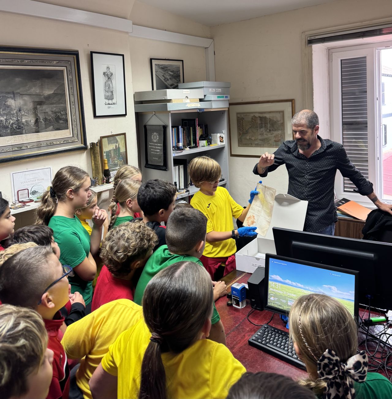 St Anne’s Upper Primary School Visits Gibraltar National Archives