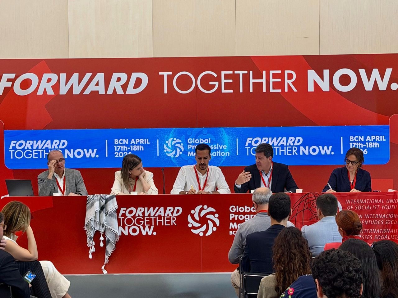 Chief Minister And Minister Arias-Vasquez Attend Global Progressive Mobilisation conference In Barcelona