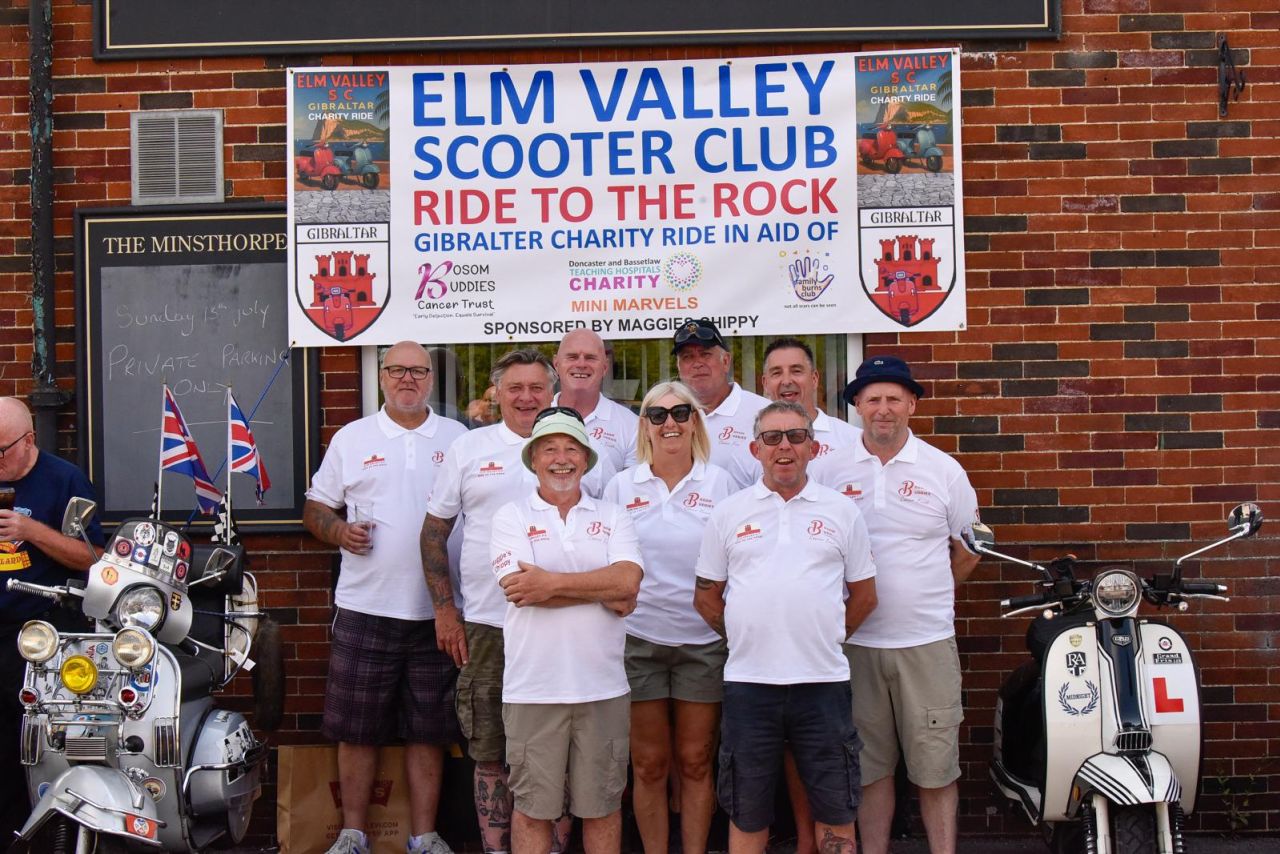 Elm Valley Scooter Club To Raise Money For Bosom Buddies
