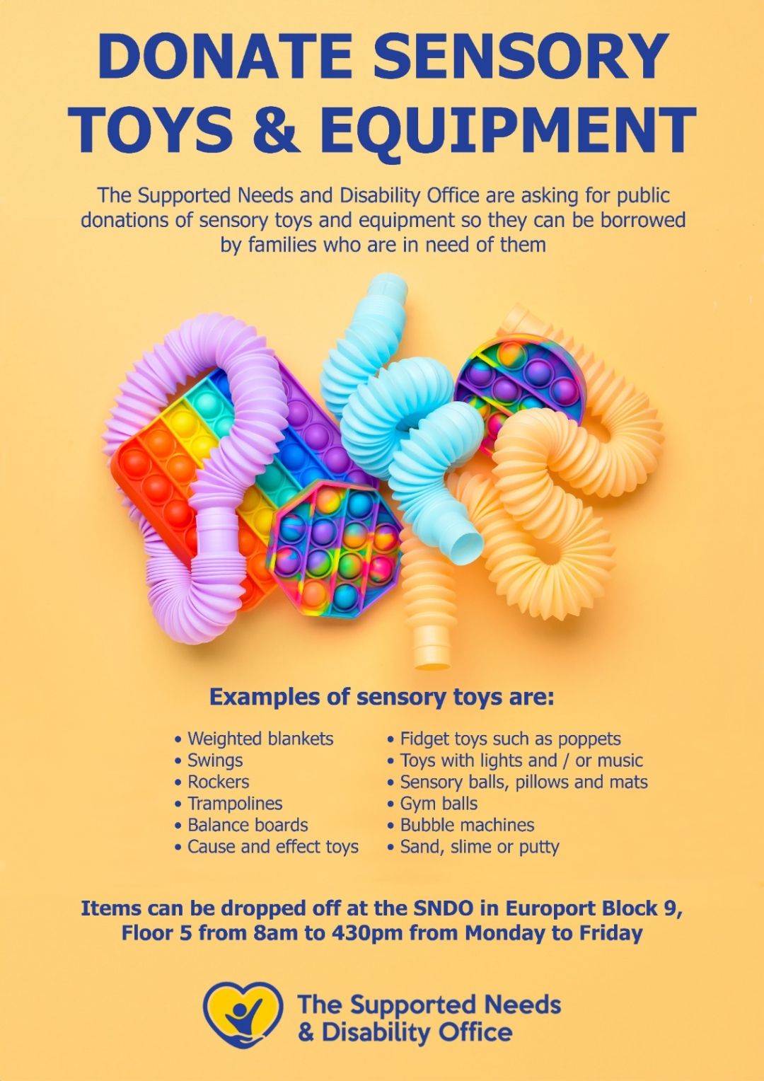 SNDO Call Out For Sensory Resources