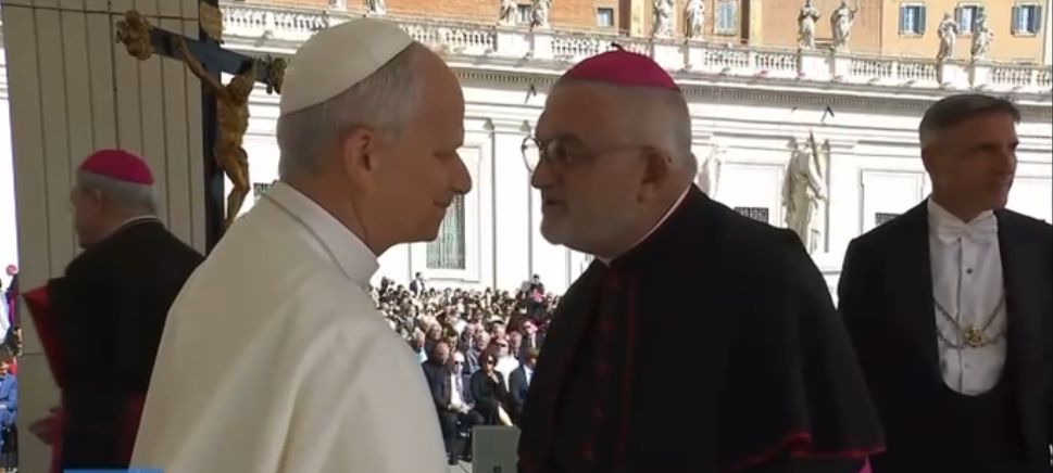 Bishop-Elect Meets His Holiness Pope Leo XIV At The Vatican
