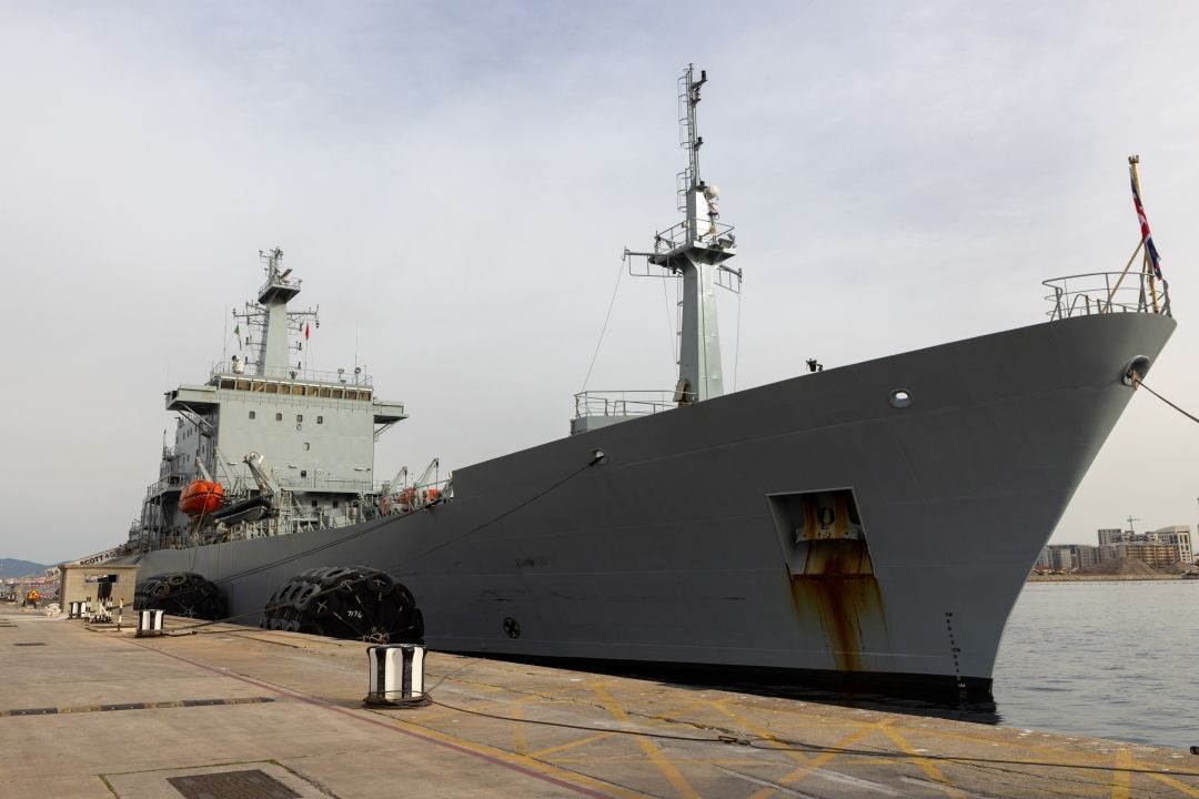 HMS Scott Arrives In Gibraltar
