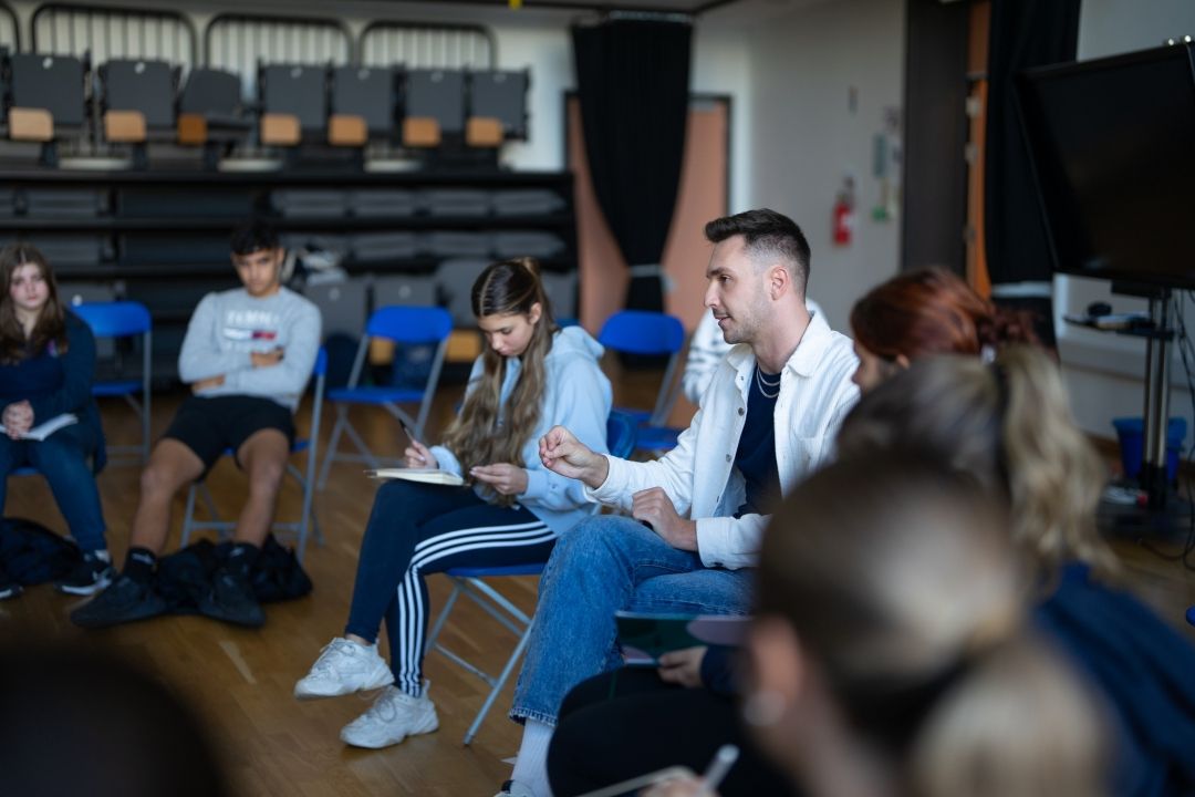 Louis Emmitt-Stern Holds A Playwright Workshop For Westside A-Level Students