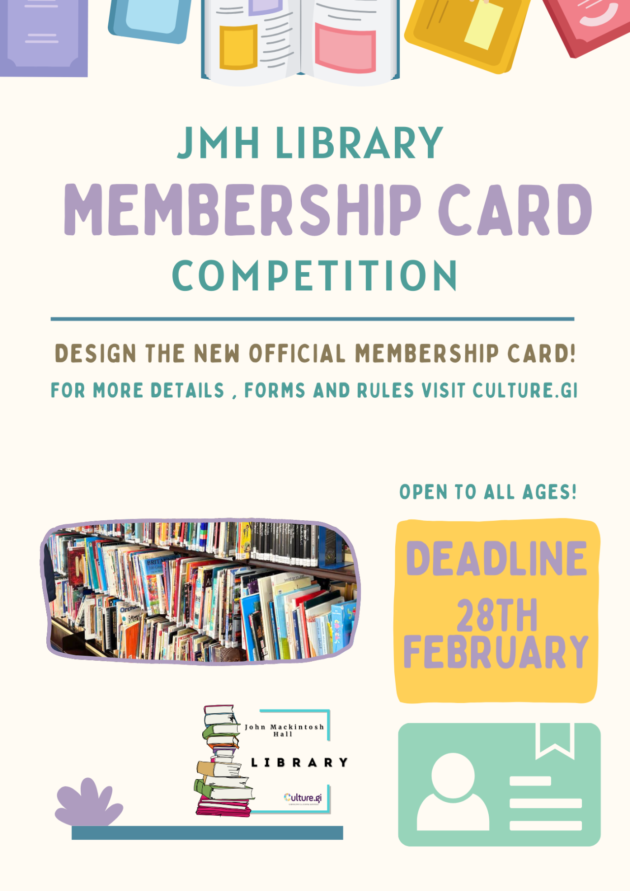 John Mackintosh Hall Library Card Competition