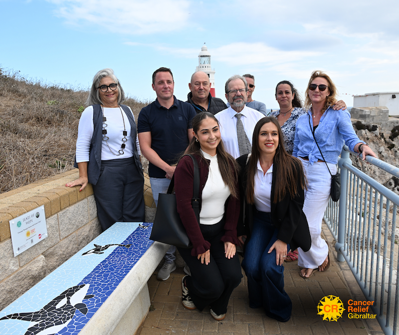 Cancer Relief Gibraltar Welcomes a Seat of Hope from Whole Wild World and Gib Oil