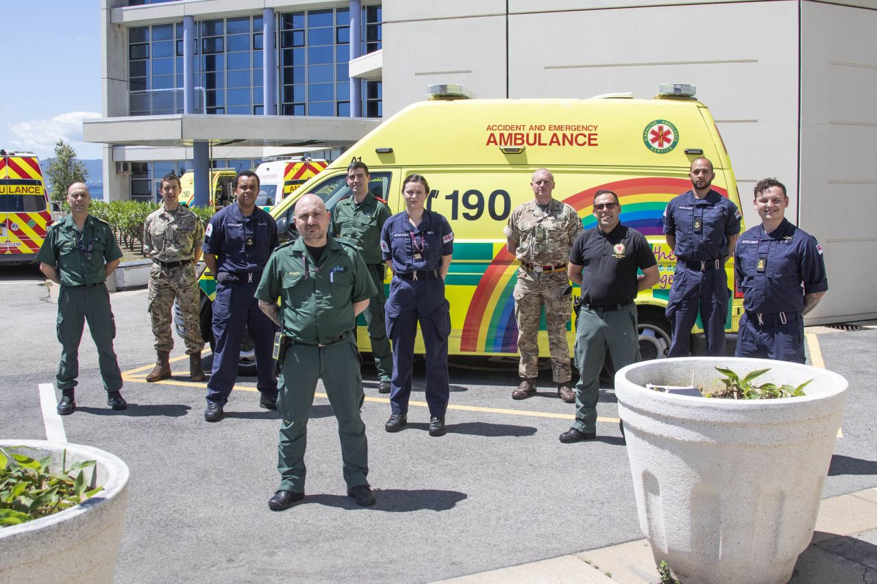 British Forces And GHA Personnel Join Forces In Fight Against COVID-19