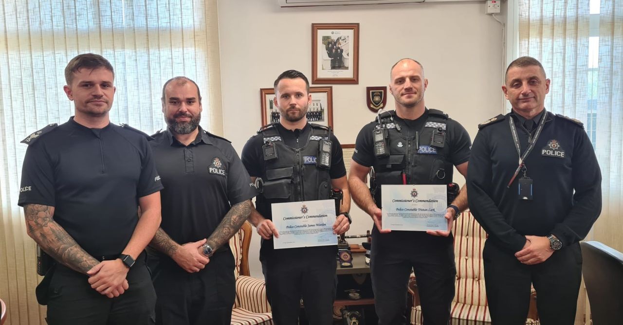 RGP Officers Commended For Bravery