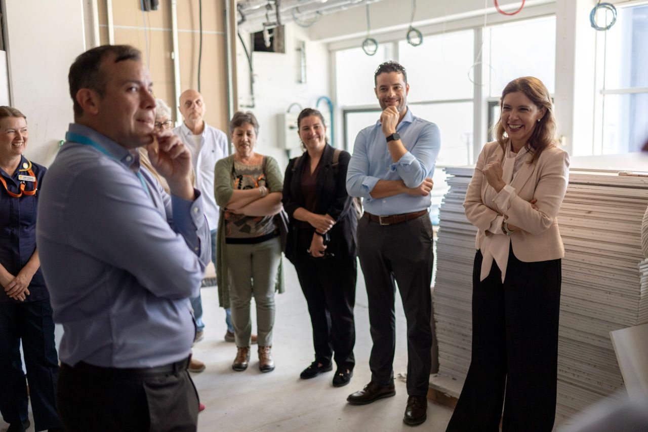 Minister Arias Vasquez Invites Local Cancer Charities to Visit Work in Progress at New Oncology Suite 
