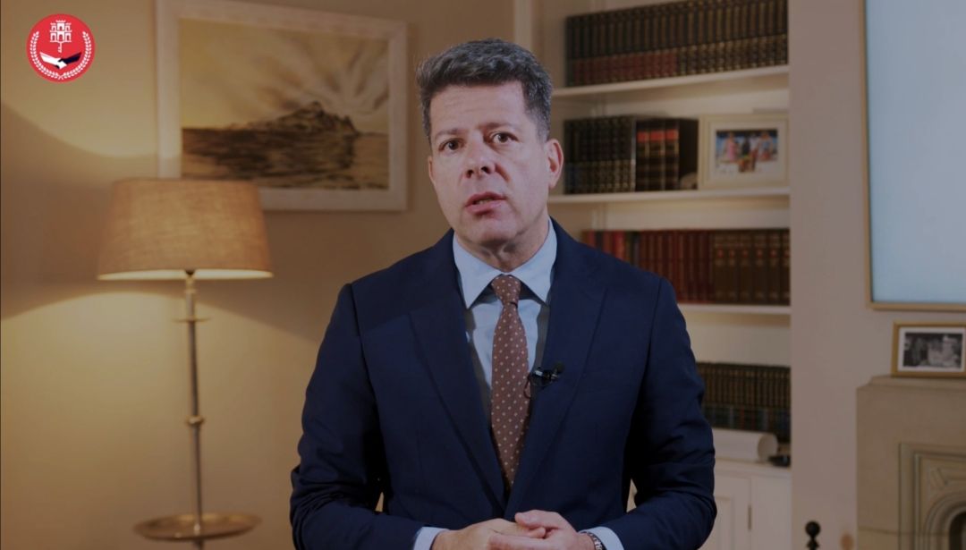 Leader Of The GSLP Fabian Picardo Party Political Broadcast