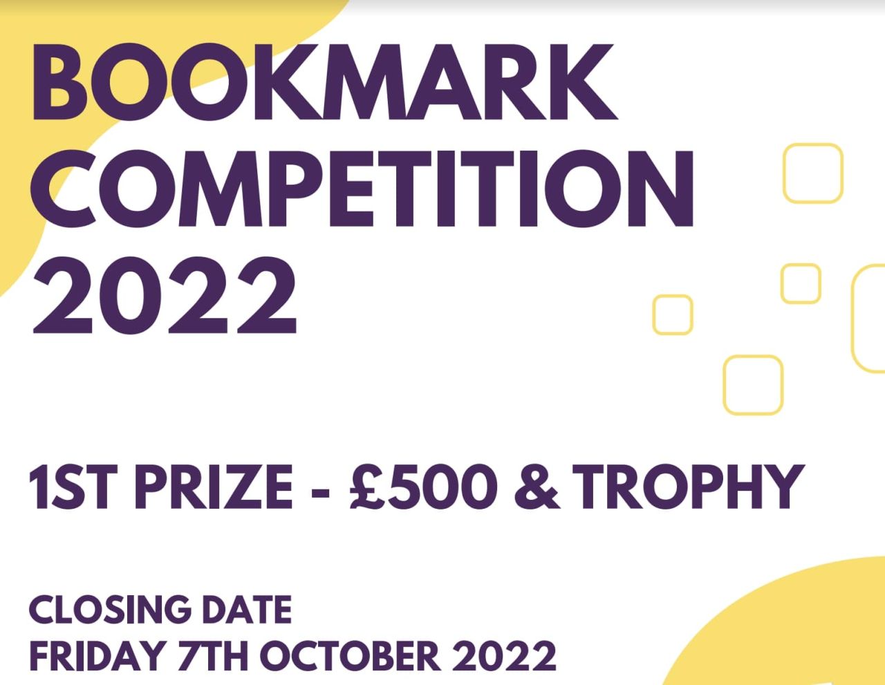 Autumn Bookmark Competition 2022