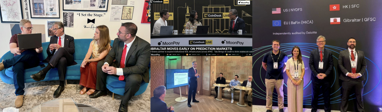 Minister Feetham Promotes Gibraltar’s Digital Innovation Leadership At Consensus Miami
