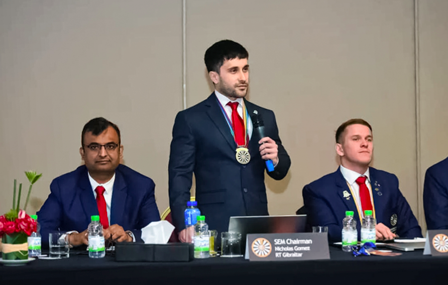 Local Barrister Nicholas Gomez Secures Second Term as Round Table International’s Regional Chairman