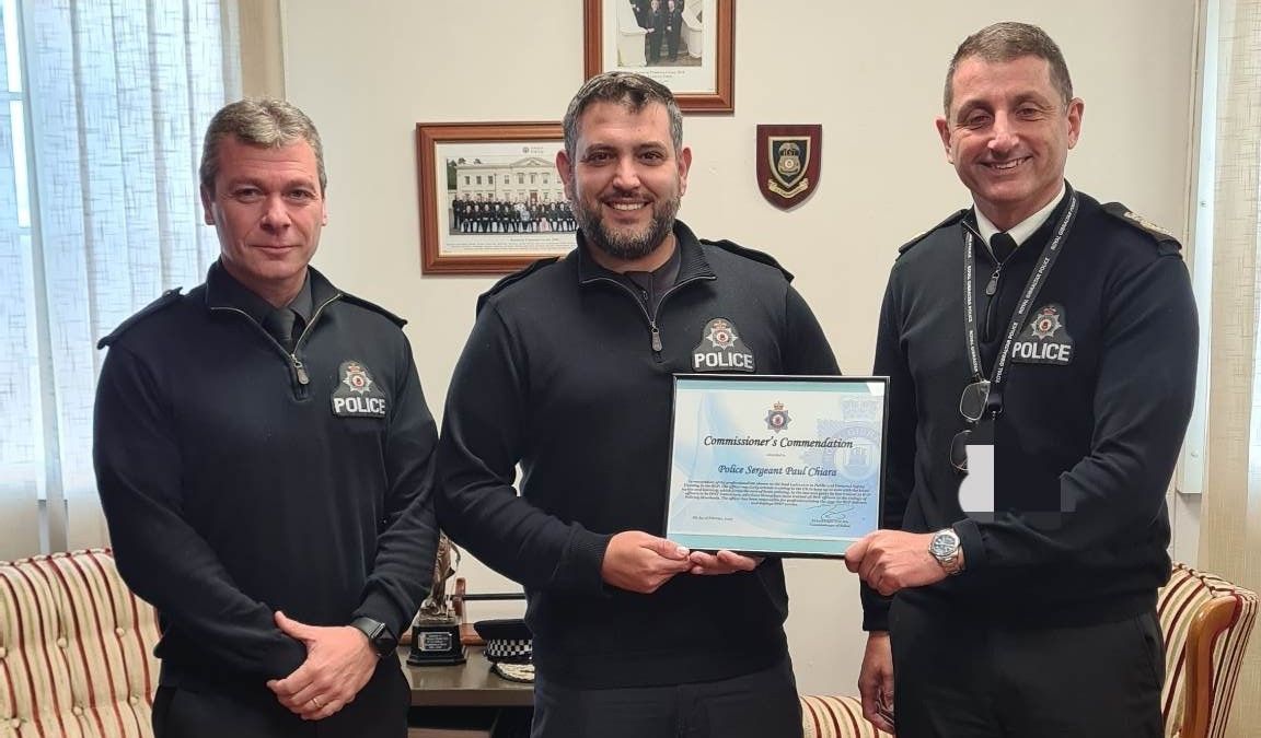 Officer Receives Commendation