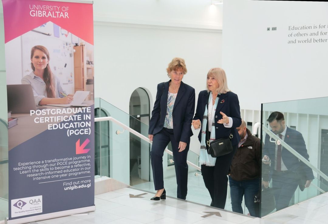 Minister Orfila Visits The University Of Gibraltar