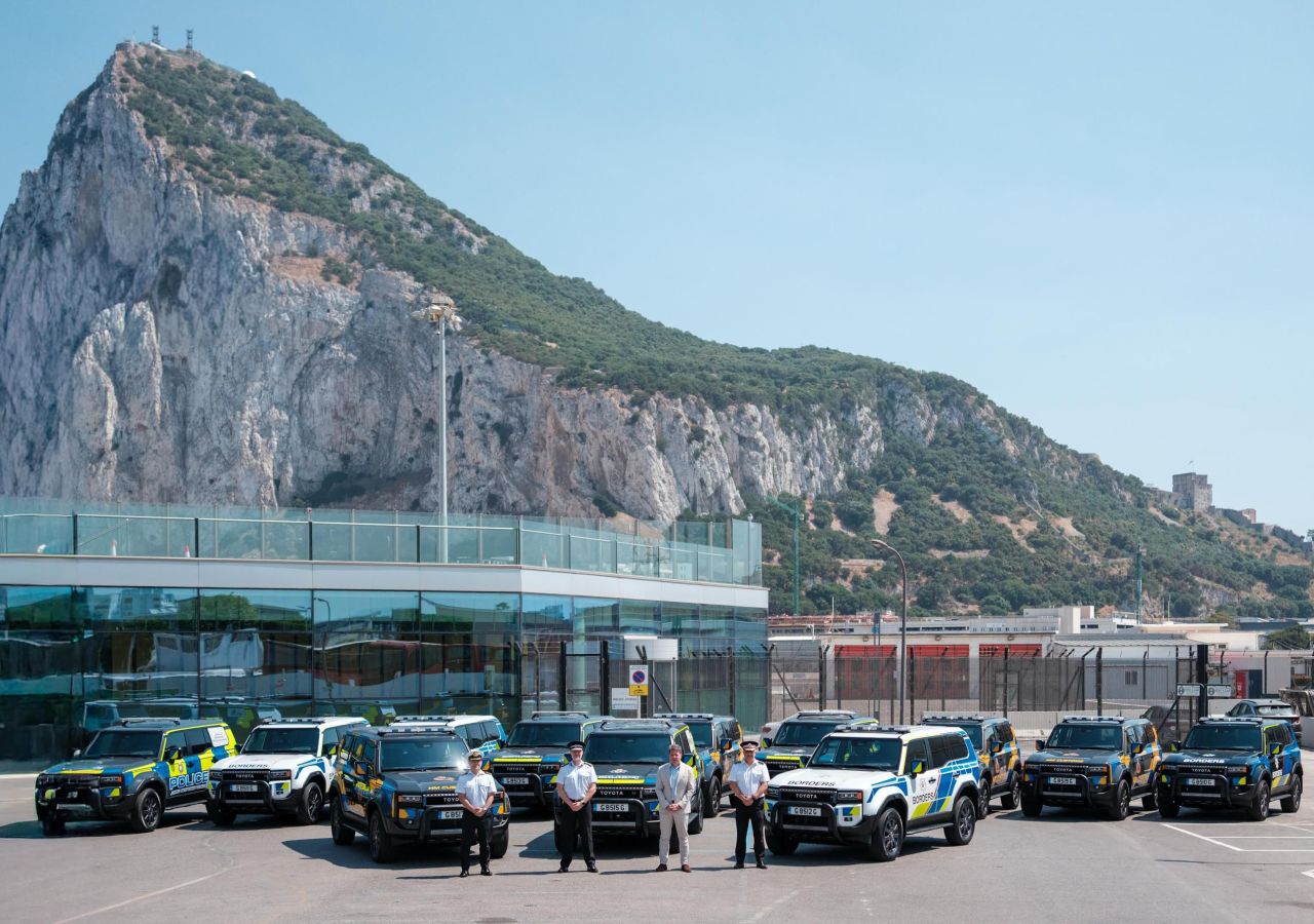 New Fleet Of 4x4 Vehicles Handed Over To Gibraltar's Front-Line Border Agencies