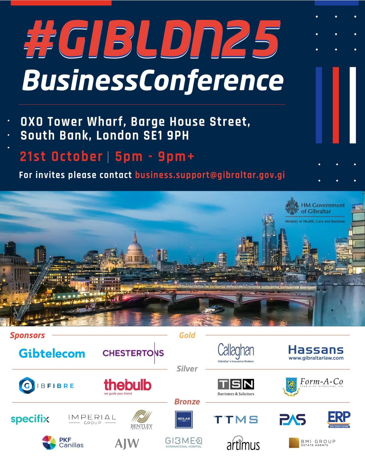 Minister Arias-Vasquez Announces Gibraltar Business Conference In London Confirmed For Tuesday 21st October
