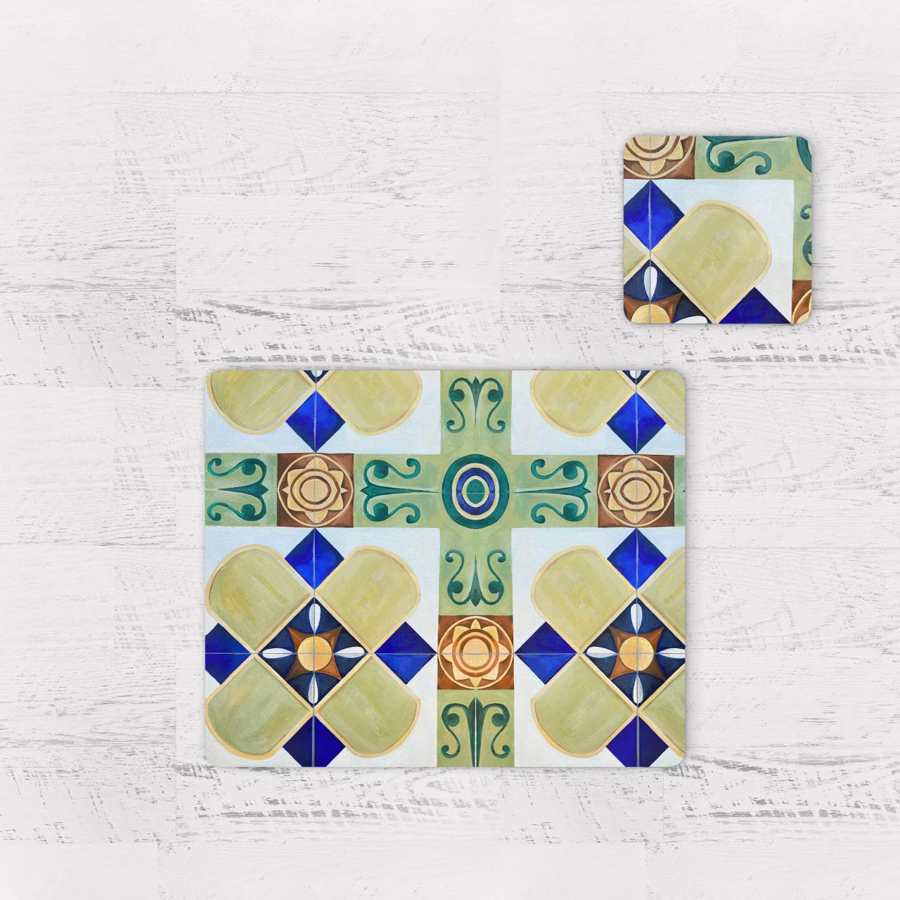 Gibraltar Heritage Trust Launches Gibraltar Tile Themed Placemats And Coasters