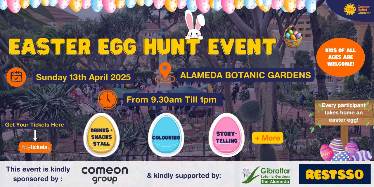 Cancer Relief's Easter Egg Hunt At The Alameda Gardens