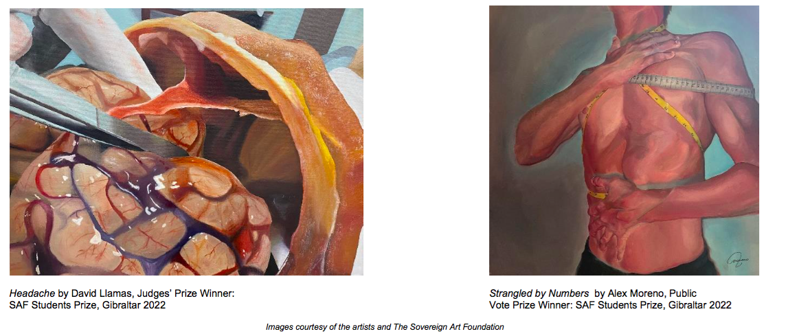 The Sovereign Art Foundation Global Students Prize 2022: Two Talented Young Artists from Gibraltar Amongst Shortlist