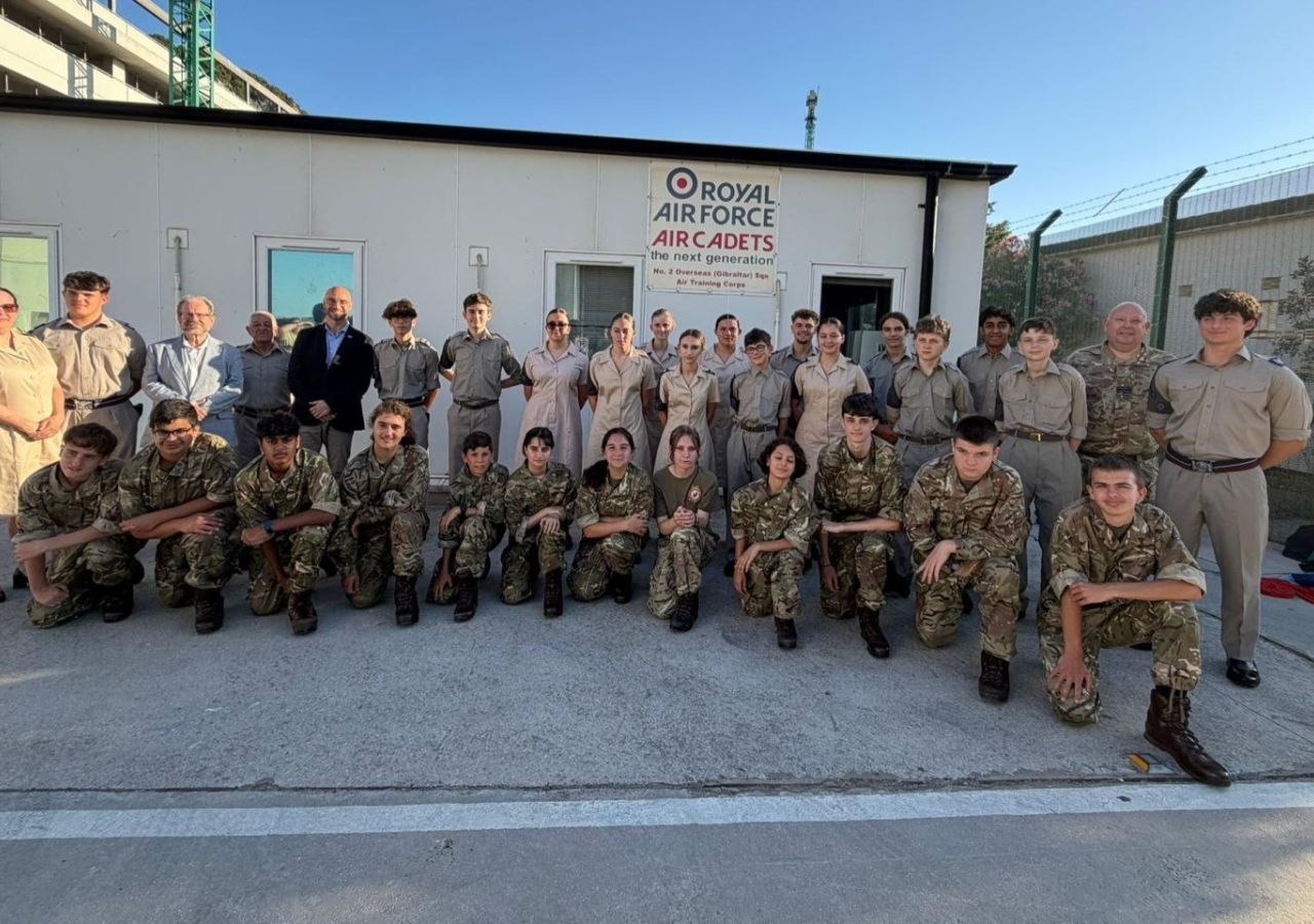 Ministers Visit Gibraltar Air Cadets During Parade Night Demonstration