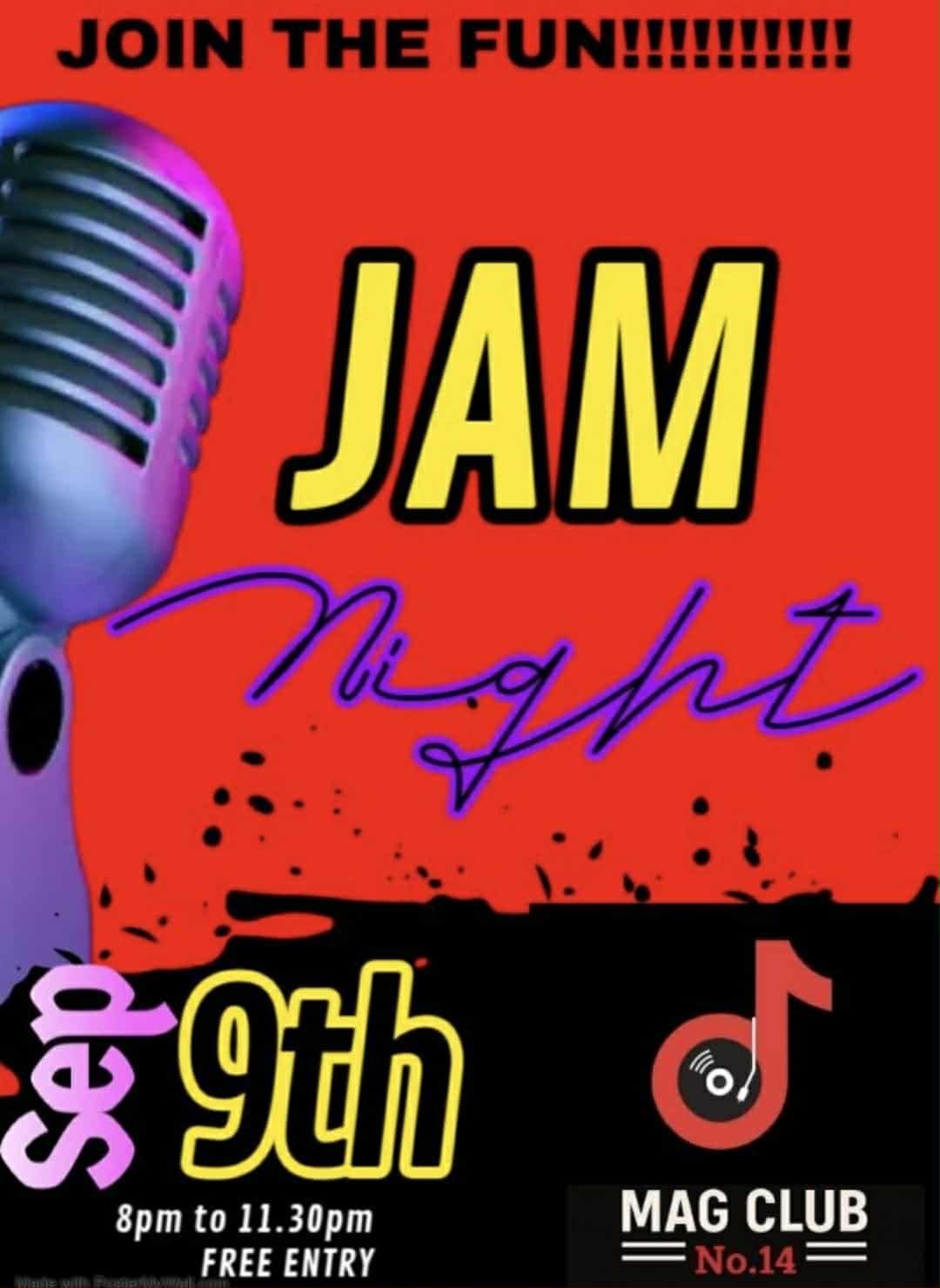 MAG Jam Session This Evening
